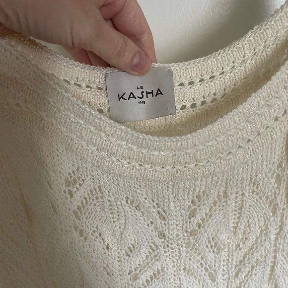 Le Kasha Losange Crochet Maxi Dress - Picture 10 of 12